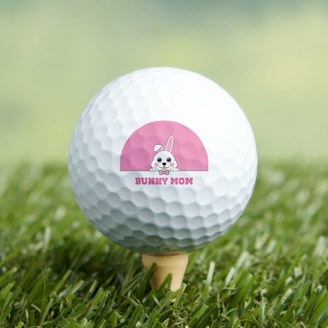 Pelotas De Golf Cita mamá conejita rosa (Camiseta in situ)