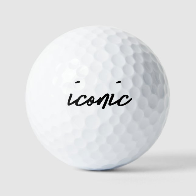 Pelotas De Golf Cita sarcástica icónica para jugadores únicos (Anverso)