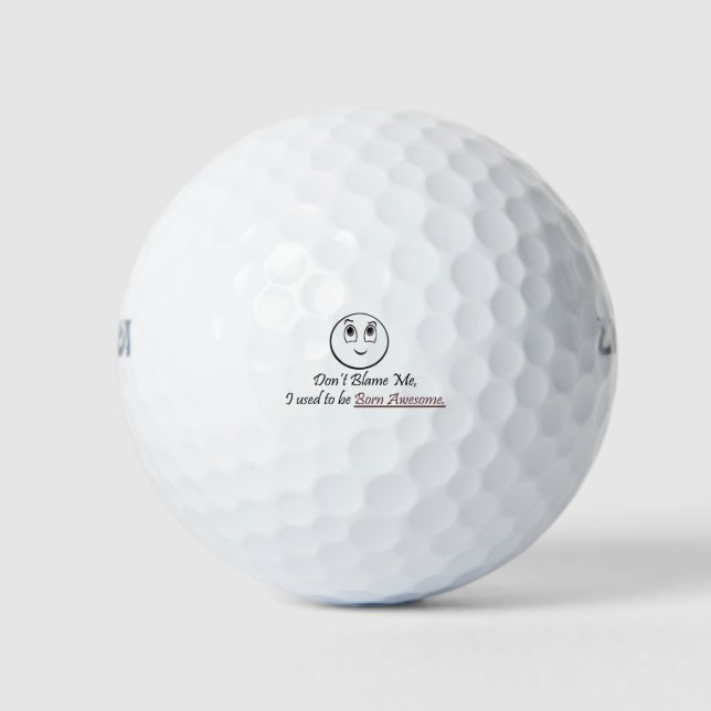 Pelotas De Golf Citas (Anverso)