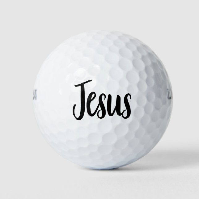 Pelotas De Golf Citas cristianas estéticas de Jesús Gospel Graphic (Anverso)