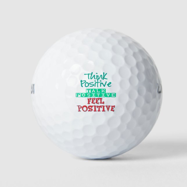 Pelotas De Golf Citas inspiradoras (Anverso)