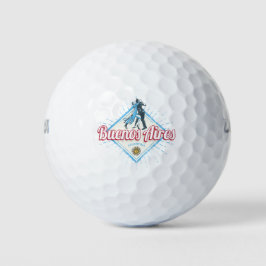 Pelotas De Golf Ciudad de Buenos Aires Argentina retro tango vinta