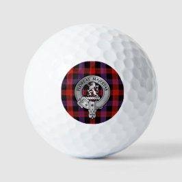 Pelotas De Golf Clan Brown Escudo y Tartán