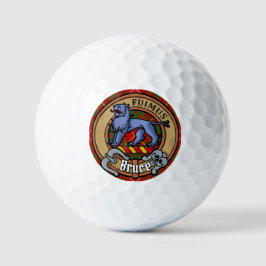 Pelotas De Golf Clan Bruce Escudo sobre Tartán