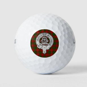 Pelotas De Golf Clan Cameron Escudo y Tartán