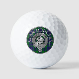 Pelotas De Golf Clan Douglas Escudo y Tartán