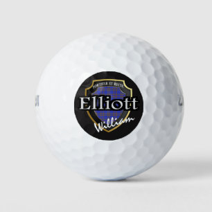 Pelotas De Golf Clan escocés Elliott personaliza tu nombre