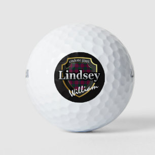 Pelotas De Golf Clan Escocés Lindsey Personaliza Tu Nombre