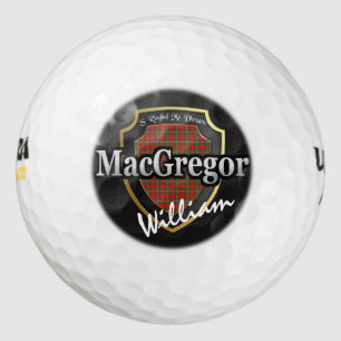 Pelotas De Golf Clan escocés MacGregor Personaliza tu nombre