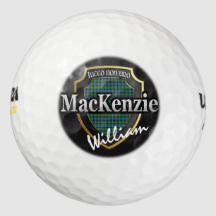 Pelotas De Golf Clan escocés MacKenzie personaliza tu nombre