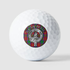 Pelotas De Golf Clan Haig Escudo y Tartán