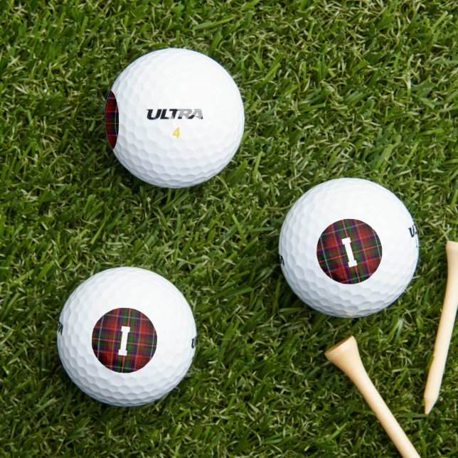 Pelotas De Golf Clan Innes Plaid Golf (Césped in situ)
