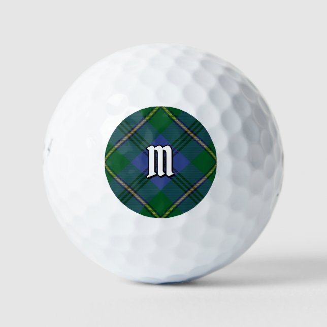 Pelotas De Golf Clan Johnston Tartan Golf Balls (Anverso)