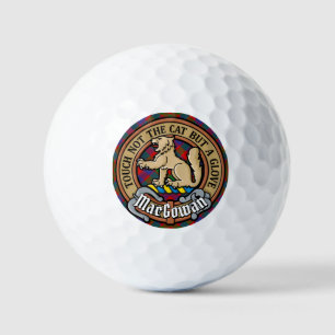 Pelotas De Golf Clan MacGowan Escudo sobre Tartán