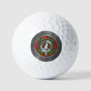 Pelotas De Golf Clan MacGregor Escudo & Tartan Knot