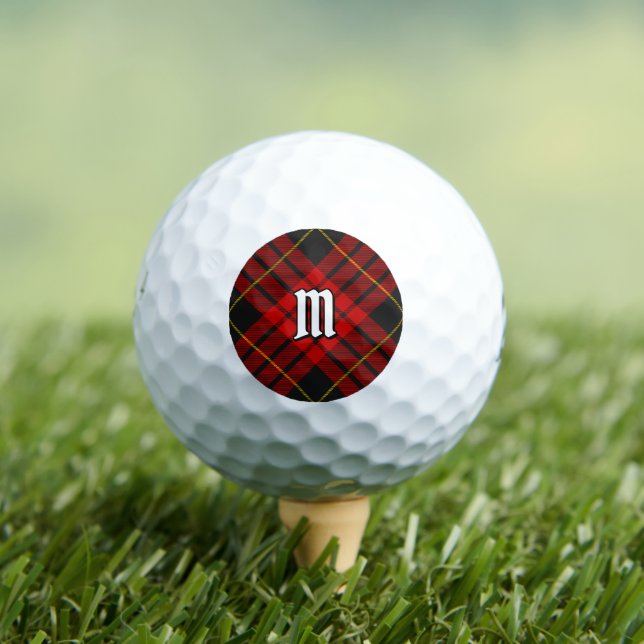 Pelotas De Golf Clan MacQueen Tartan (Camiseta in situ)