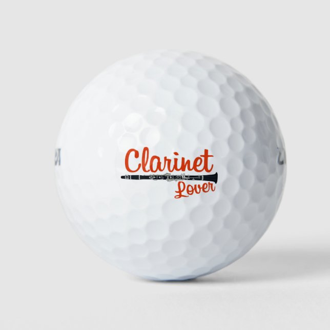 Pelotas De Golf Clarinet Lover (Anverso)