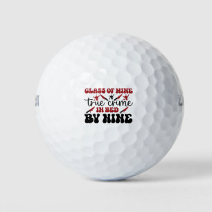 Pelotas De Golf clase de delito de vino verdadero en la cama de nu
