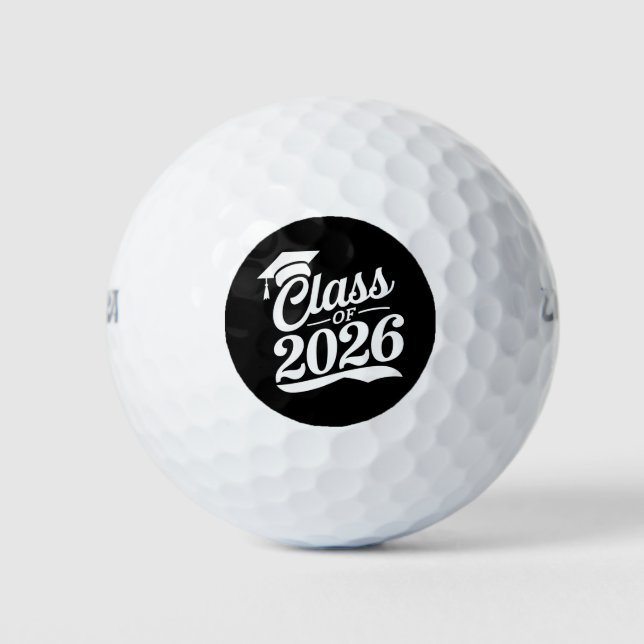 Pelotas De Golf Clase De Graduación Orgullosa De 2026 (Anverso)