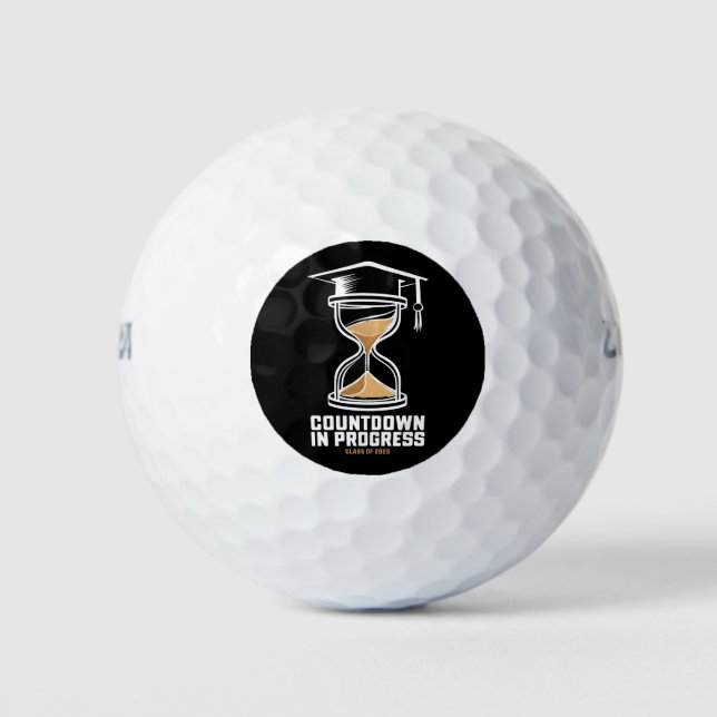 Pelotas De Golf Clase Senior de 2025 Cuenta regresiva a regalo de  (Anverso)