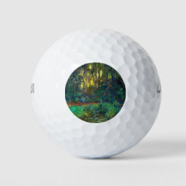 Pelotas De Golf Claude Monet - Esquina de un estanque con naves ac