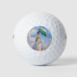 Pelotas De Golf Claude Monet - Mujer con Parasol a la derecha