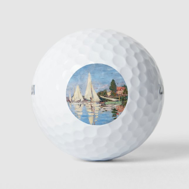 Pelotas De Golf Claude Monet - Regattas en Argenteuil (Anverso)