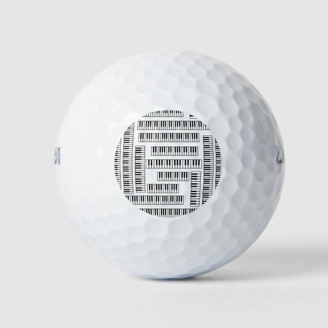 Pelotas De Golf Claves de piano (Anverso)