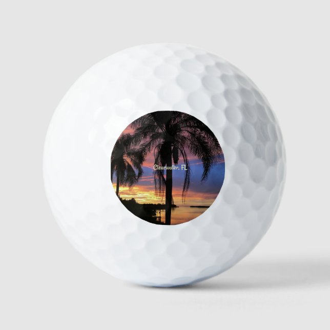 Pelotas De Golf Clearwater, Florida (Anverso)