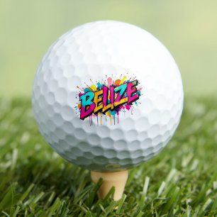 Pelotas De Golf Club de golf de estilo graffiti de Belice