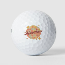 Pelotas De Golf Club de golf Mannheim Germany Retro