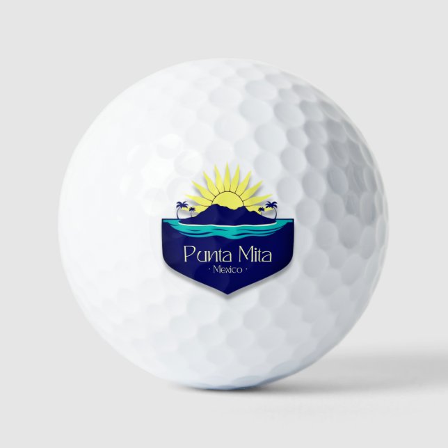 Pelotas De Golf Club de golf Punta Mita Mexico (Anverso)