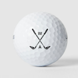 Pelotas De Golf Club de golf simple y moderno