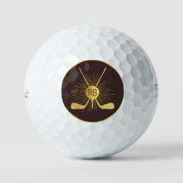 Pelotas De Golf Clubes de golf de oro personalizados