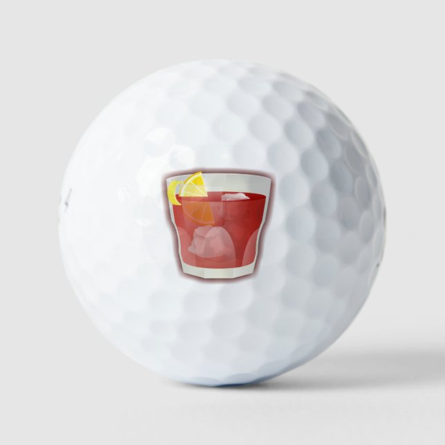 Pelotas De Golf Cóctel americano (Anverso)