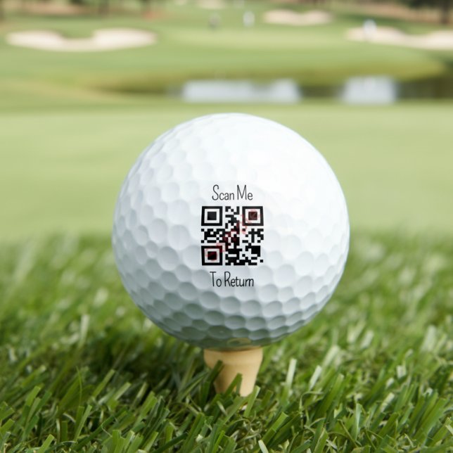 Pelotas De Golf Código QR personalizado (Personalized QR Code Golf Balls)