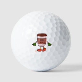 Pelotas De Golf Coffee divertido