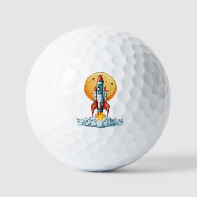 Pelotas De Golf cohete (Anverso)