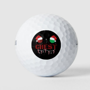 Pelotas De Golf Coincidencia de Navidad de nueces del pecho Pareja