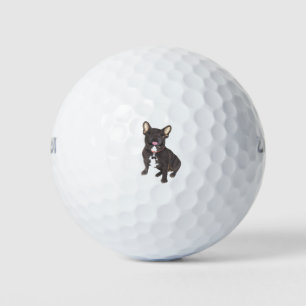 Pelotas De Golf Colección de Bulldoges en francés negro