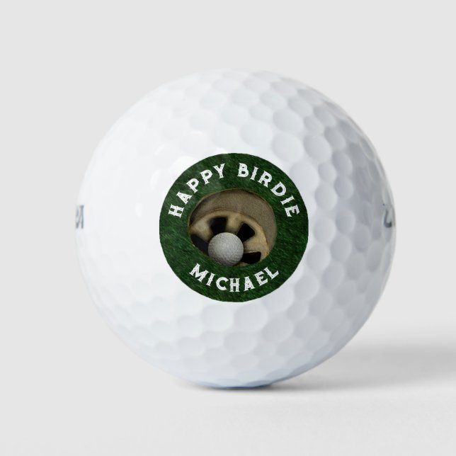 Pelotas De Golf Coleccionable de cumpleaños divertido (Anverso)