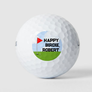 Pelotas De Golf Coleccionable Personalizado de Golf por Cumpleaños
