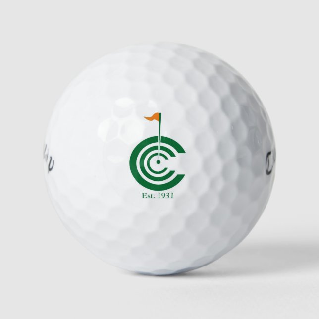 Pelotas De Golf Colfax Country Club Callaway Warbird Golf Balls (Anverso)
