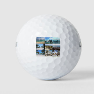 Pelotas De Golf Collage de Miami - 50 tonos de azul