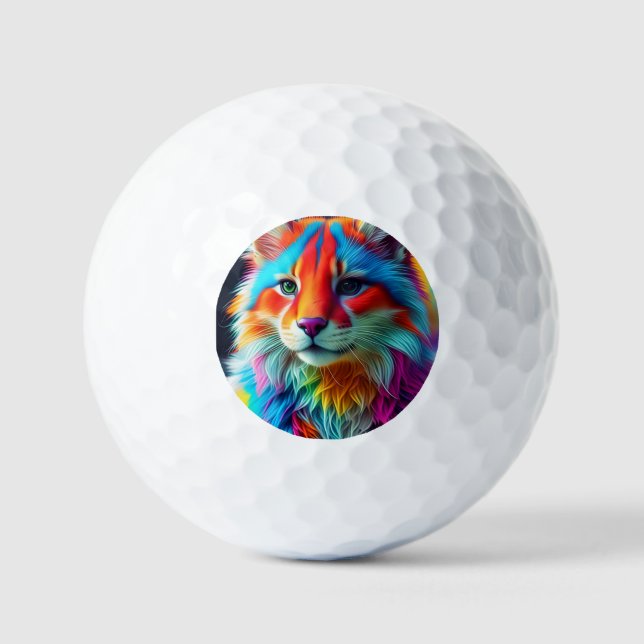 Pelotas De Golf Color arcoiris Cat-68587 (Anverso)