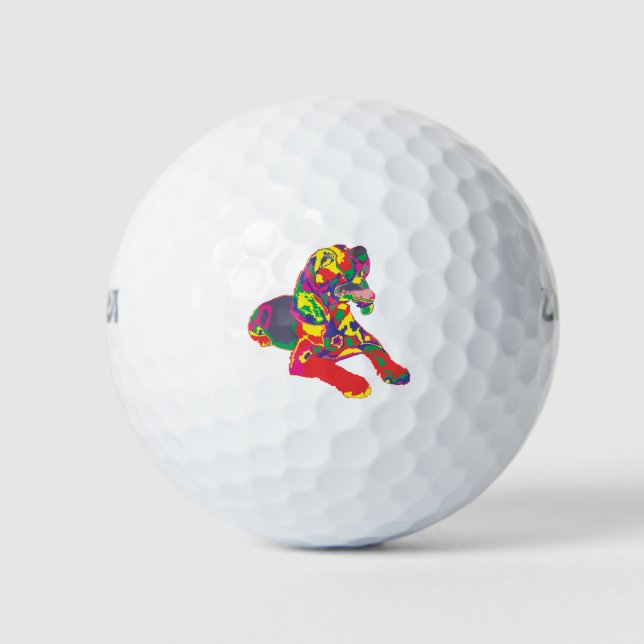 Pelotas De Golf color beagle (Anverso)