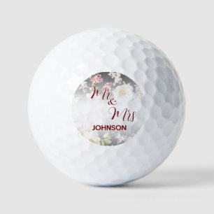 Pelotas De Golf Color de agua rosas amarillas rosas rosas, negro b