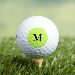 Pelotas De Golf Color sólido de chartreuse