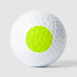 Pelotas De Golf Color sólido moderno Lime Zest