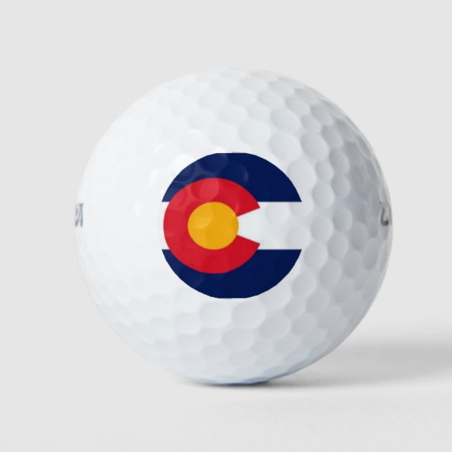 PELOTAS DE GOLF COLORADO FLAG (Anverso)
